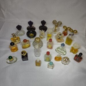 Vintage mini perfume bottles